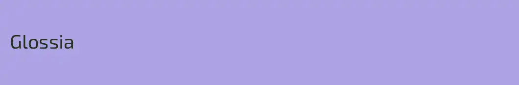 Glossia 